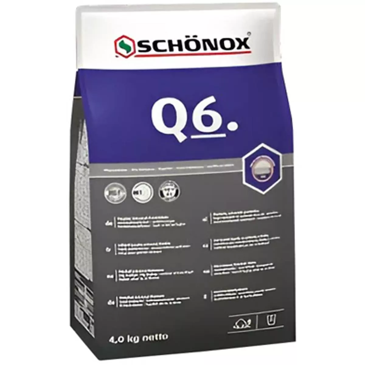 Fliesenkleber Schönox Q6 Universal Pulverkleber 4 Kg Fliesenkleber Schönox Q6 Universal Pulverkleber 4 Kg