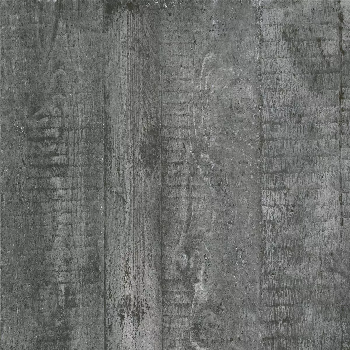 Bodenfliesen Gorki Holzoptik 60x60cm Glasiert Graphit