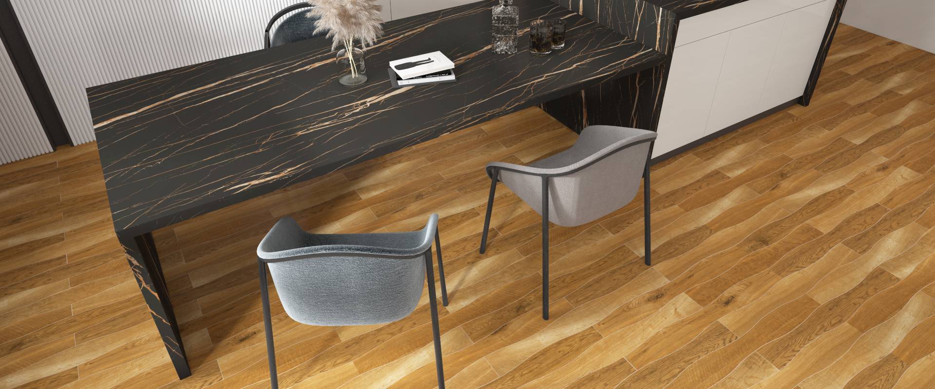 Welche Fugenfarbe eignet sich bei Fliesen in Holzoptik?
