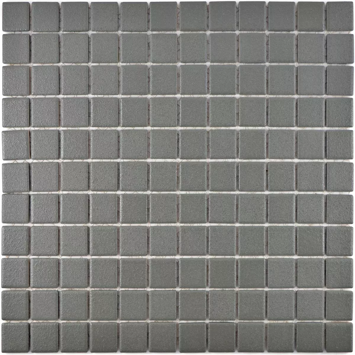 Muster von Keramik Mosaikfliesen Shalin Rutschhemmung R10 Grau Q25