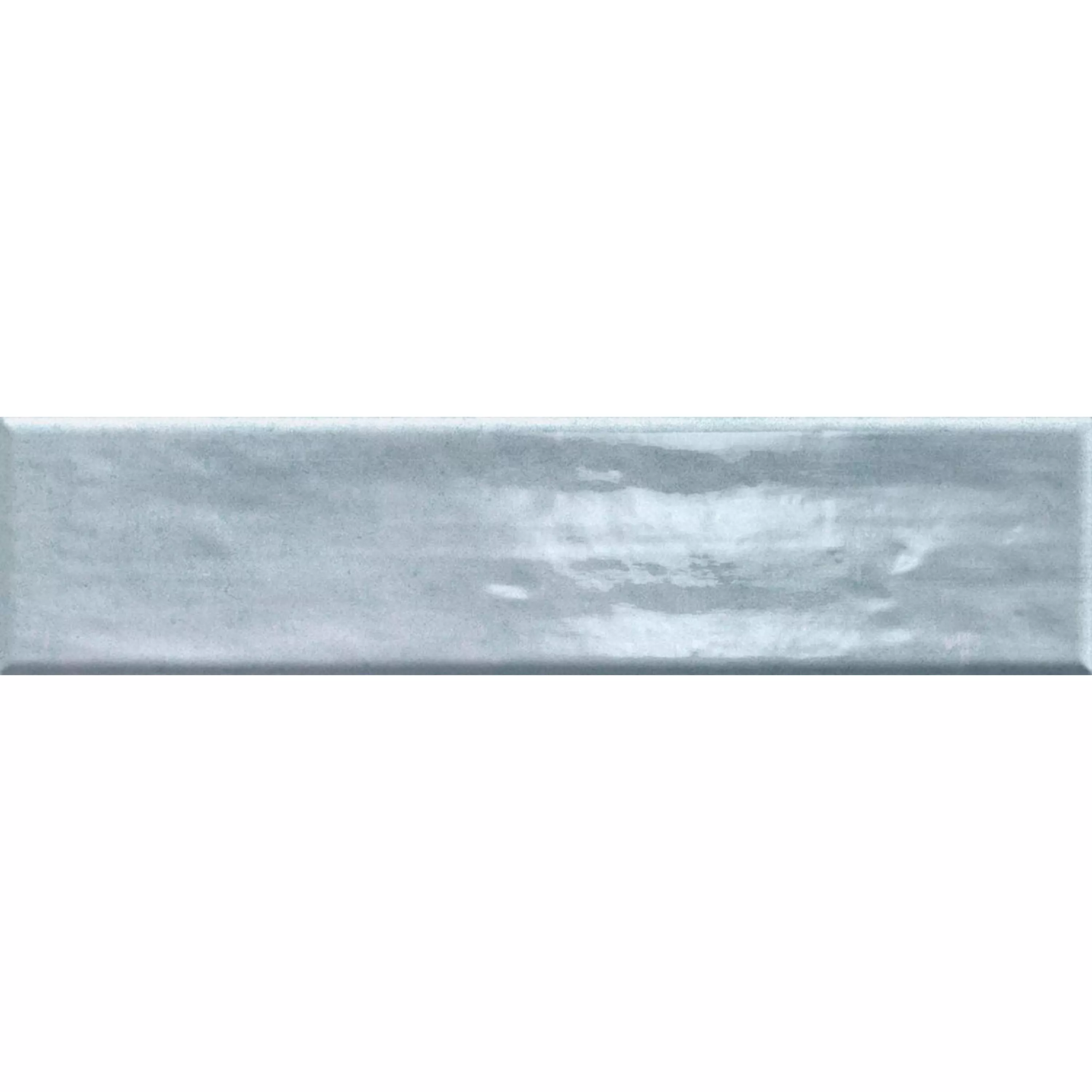 Wandfliesen Tropea Glänzend Gewellt Blau 7,5x30cm Wandfliesen Tropea Glänzend Gewellt Blau 7,5x30cm