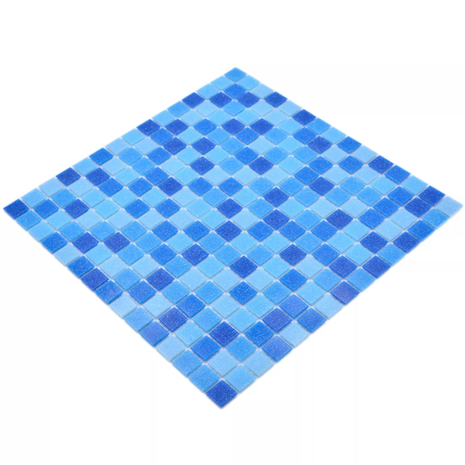 Muster von Schwimmbad Pool Mosaik North Sea Blau Mix