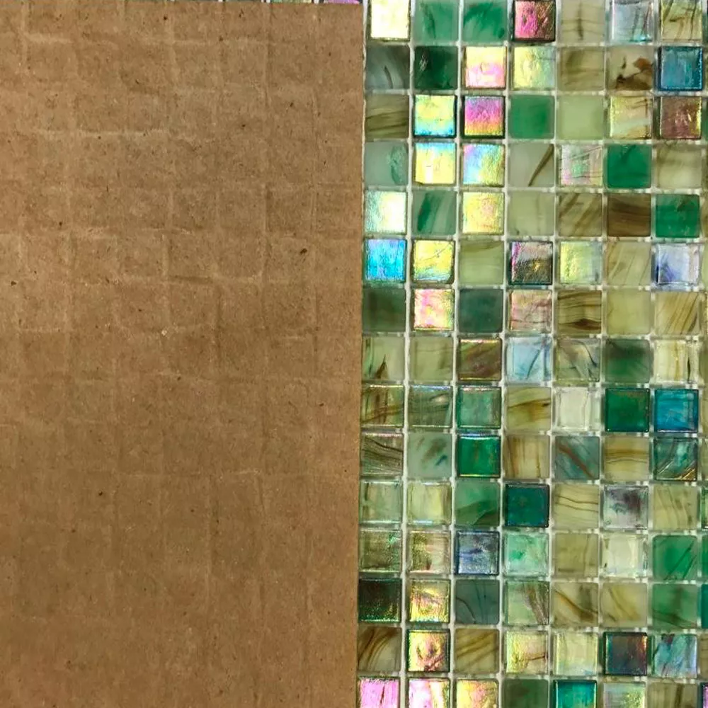 Muster von Glas Schwimmbad Pool Mosaik Fliesen Pergamon Grün