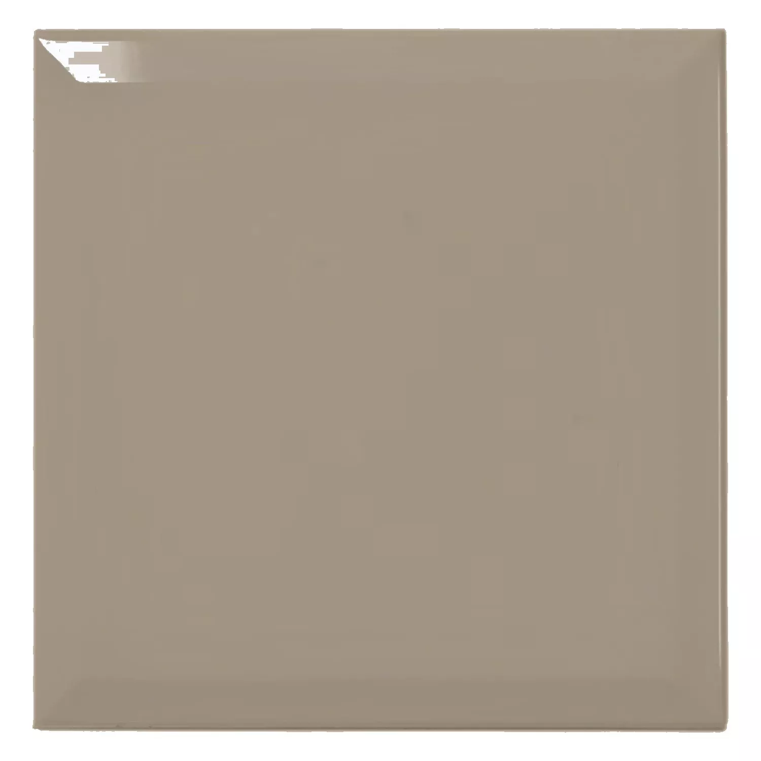 Metrofliese Braun Glänzend 20x20 cm Facette Freetown Mink