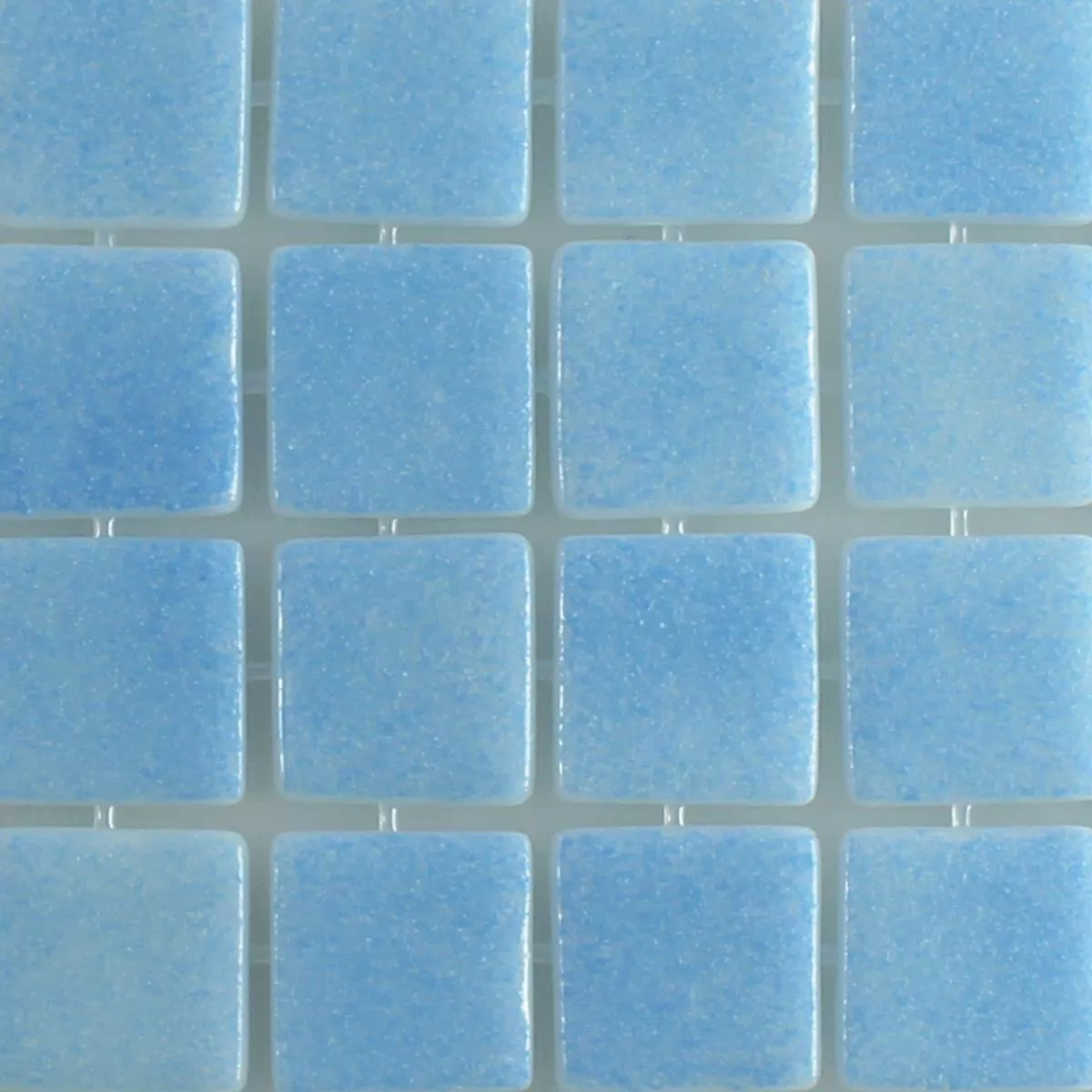 Muster von Glas Schwimmbad Pool Mosaik Antonio Hellblau