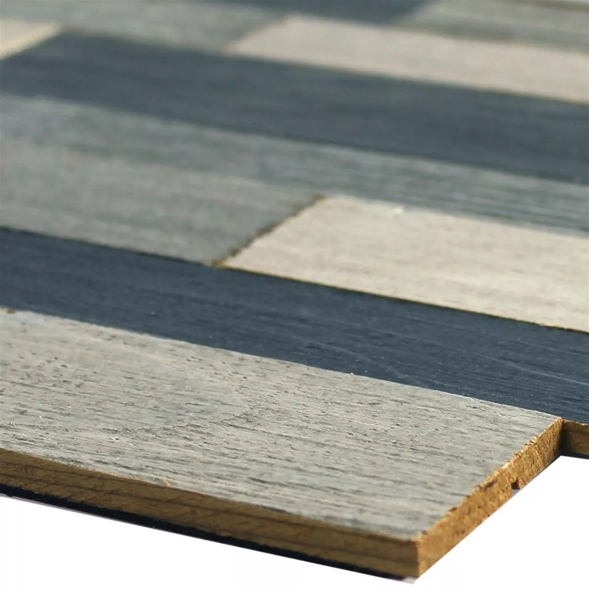 Mosaikfliesen Holz Paris Selbstklebend Grau Mix Mosaikfliesen Holz Paris Selbstklebend Grau Mix