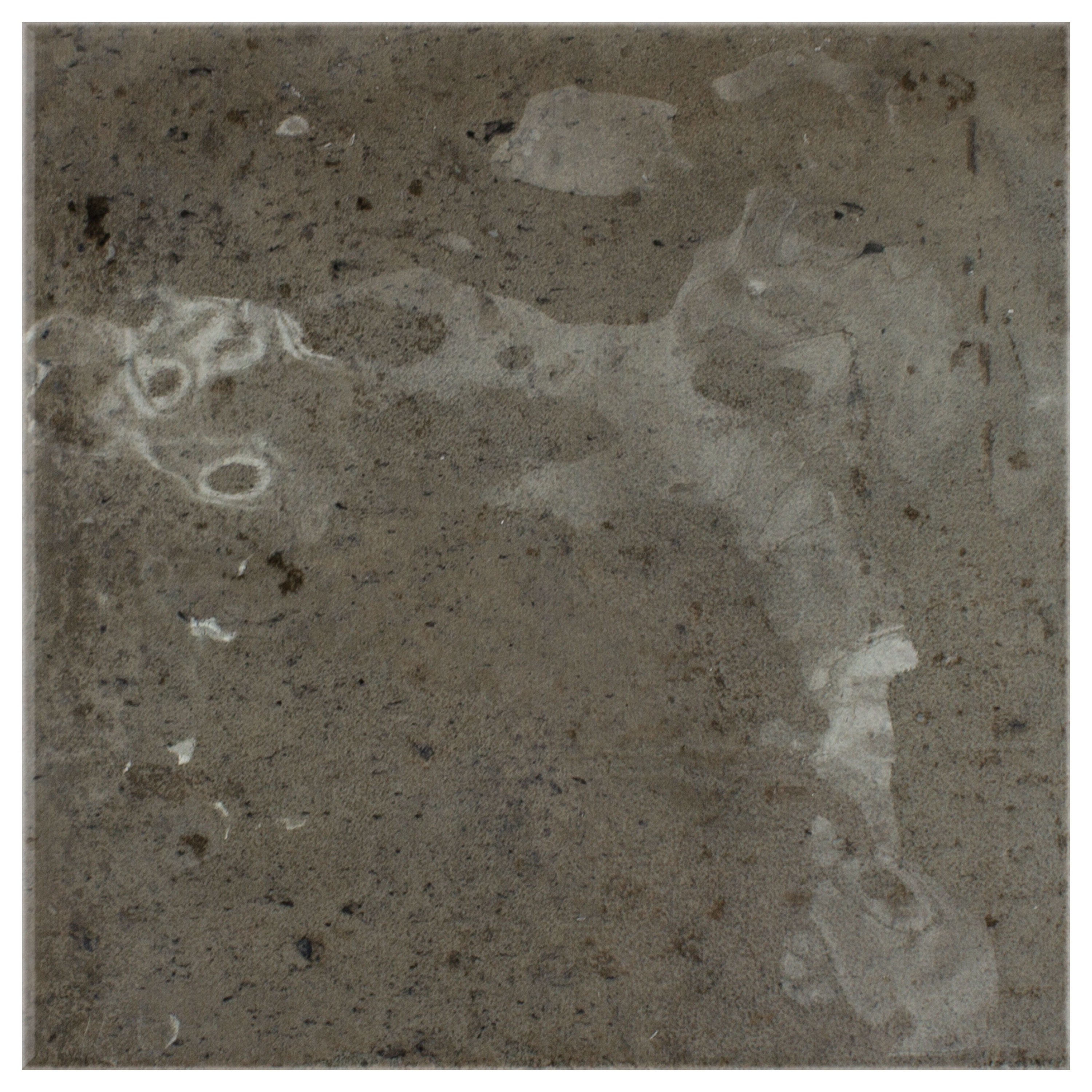 Wandfliesen Kiowa Glänzend Gewellt Grau 15x15cm