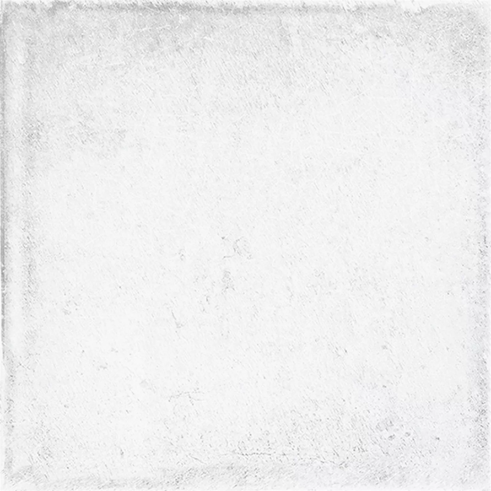 Muster Wandfliesen Maestro Gewellt Glänzend Weiß 15x15cm