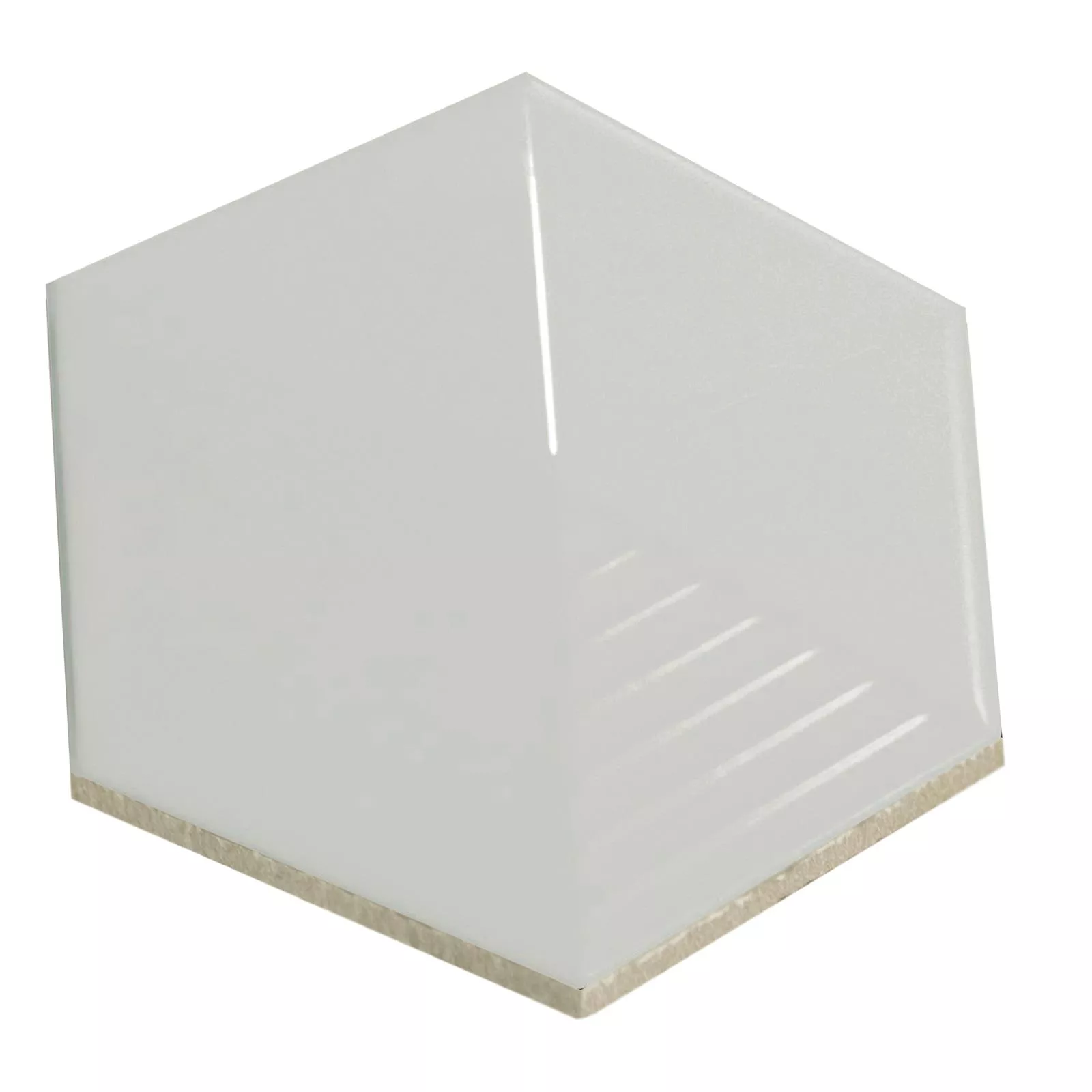 Wandfliesen Rockford 3D Hexagon 12,4x10,7cm Mint
