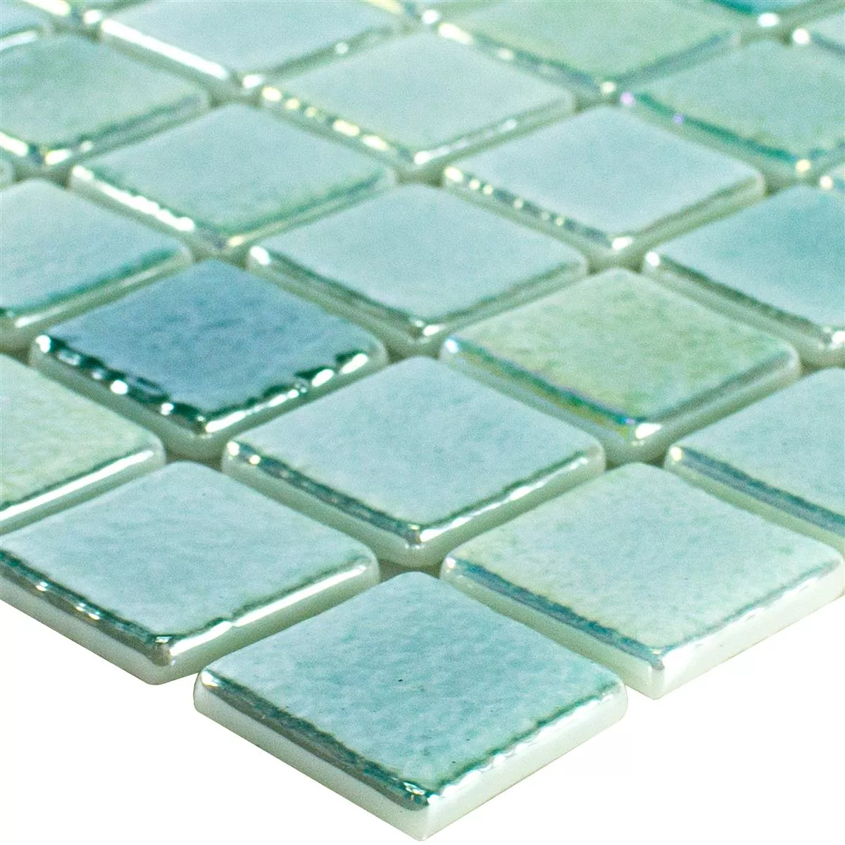 Muster von Glas Schwimmbad Pool Mosaik McNeal Türkis 25