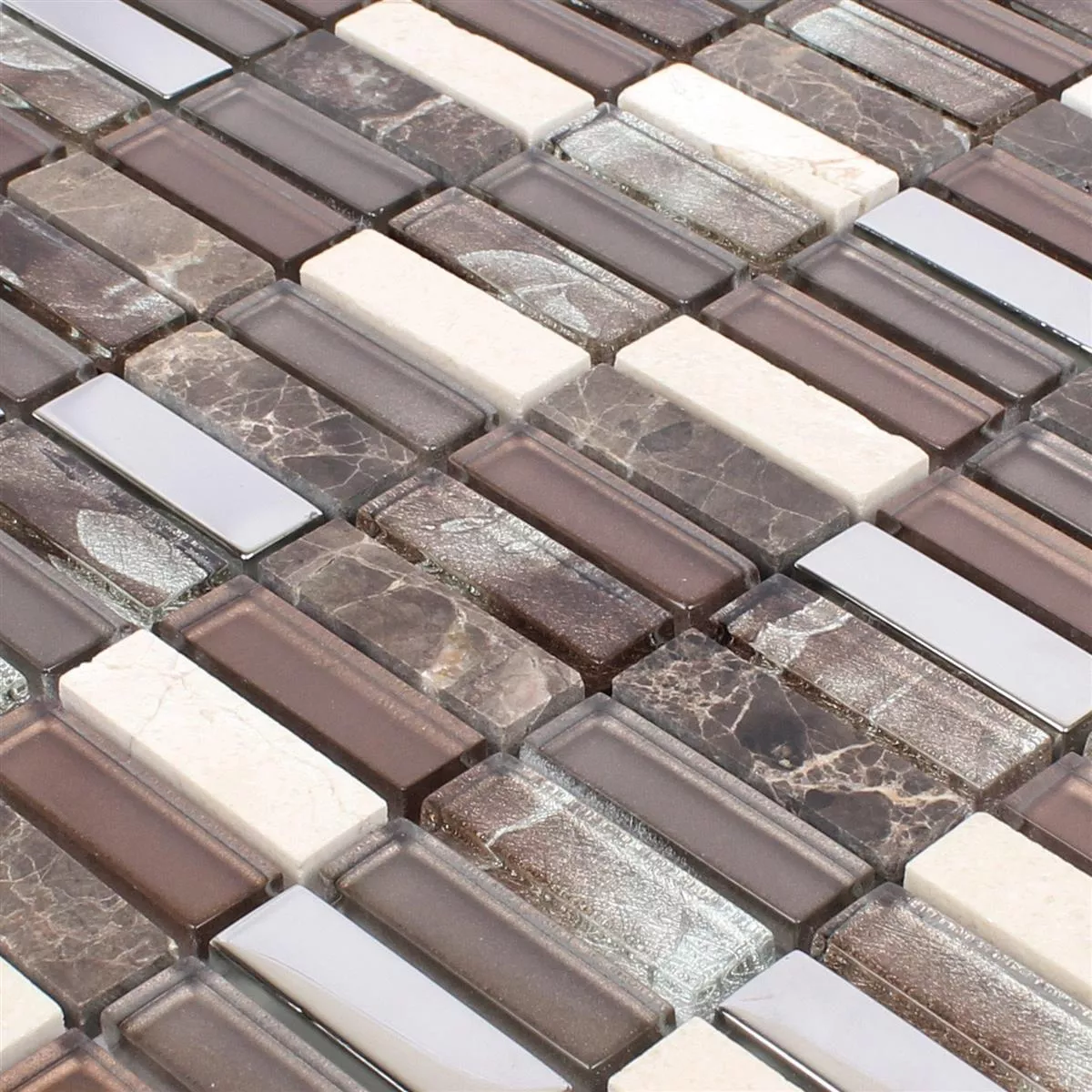 Fliesen Mosaik Braun