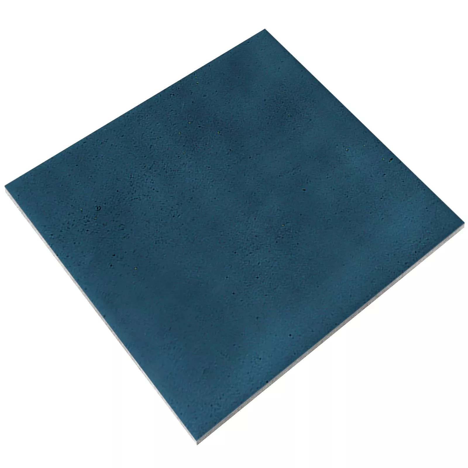Wandfliese Cap Town Glänzend Gewellt 10x10cm Blau