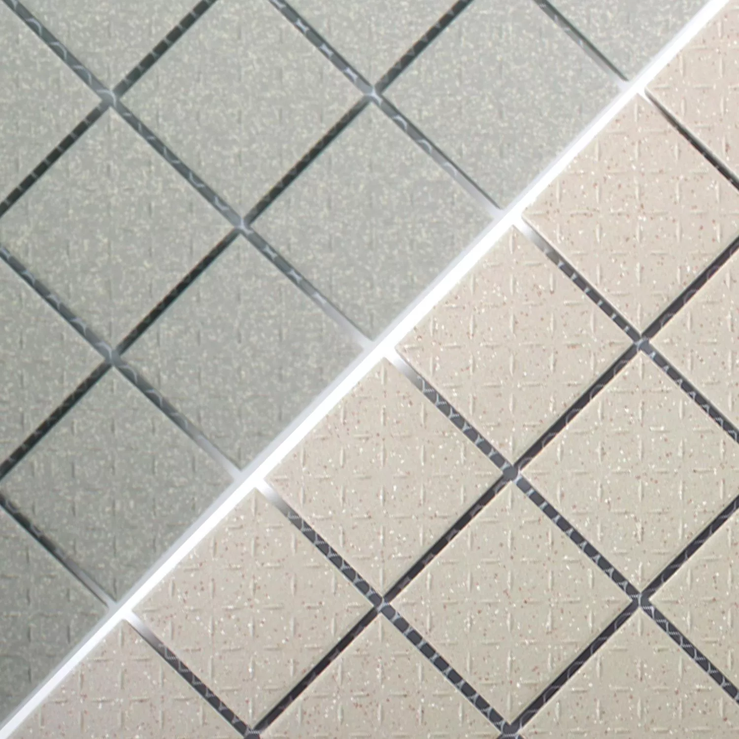 Muster von Mosaikfliesen Keramik Amado Gespenkelt R11