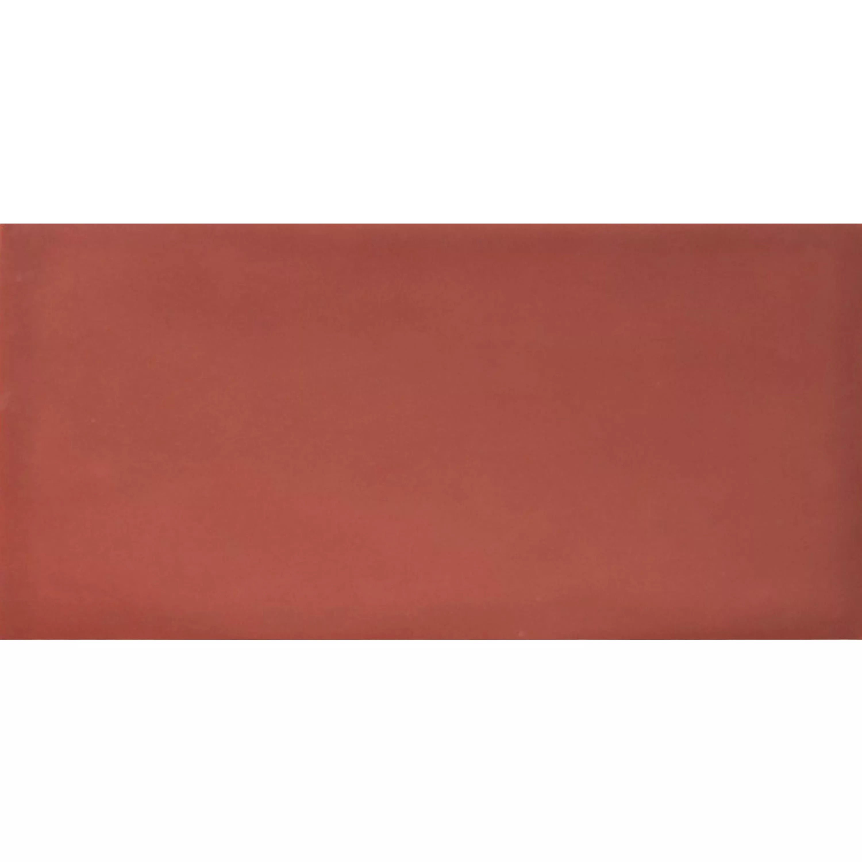 Muster Wandfliesen Mogadischu 7,5x15cm Rot Matt