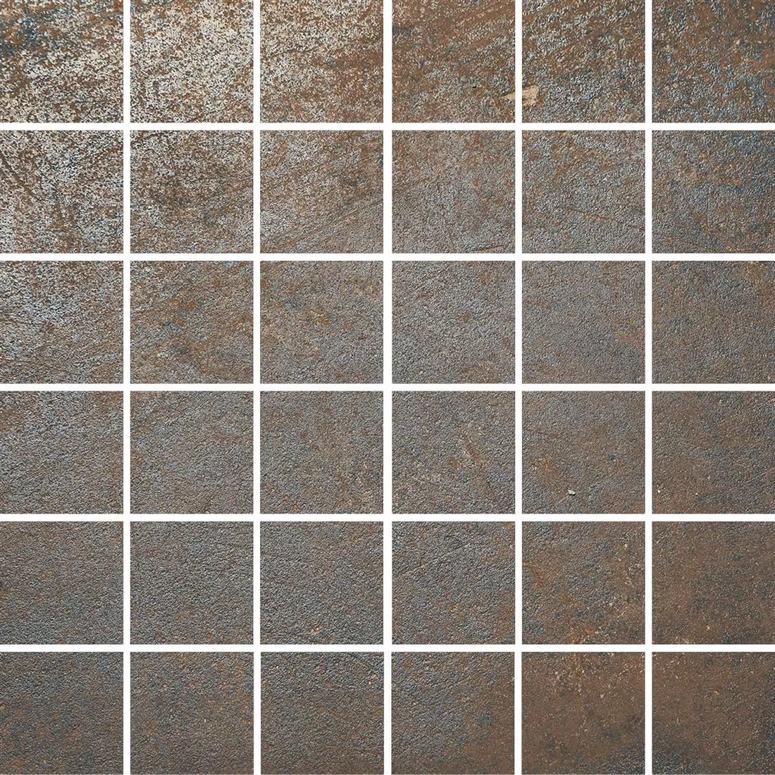 Mosaikfliese Sierra Metalloptik Rust R10/B Mosaikfliese Sierra Metalloptik Rust R10/B