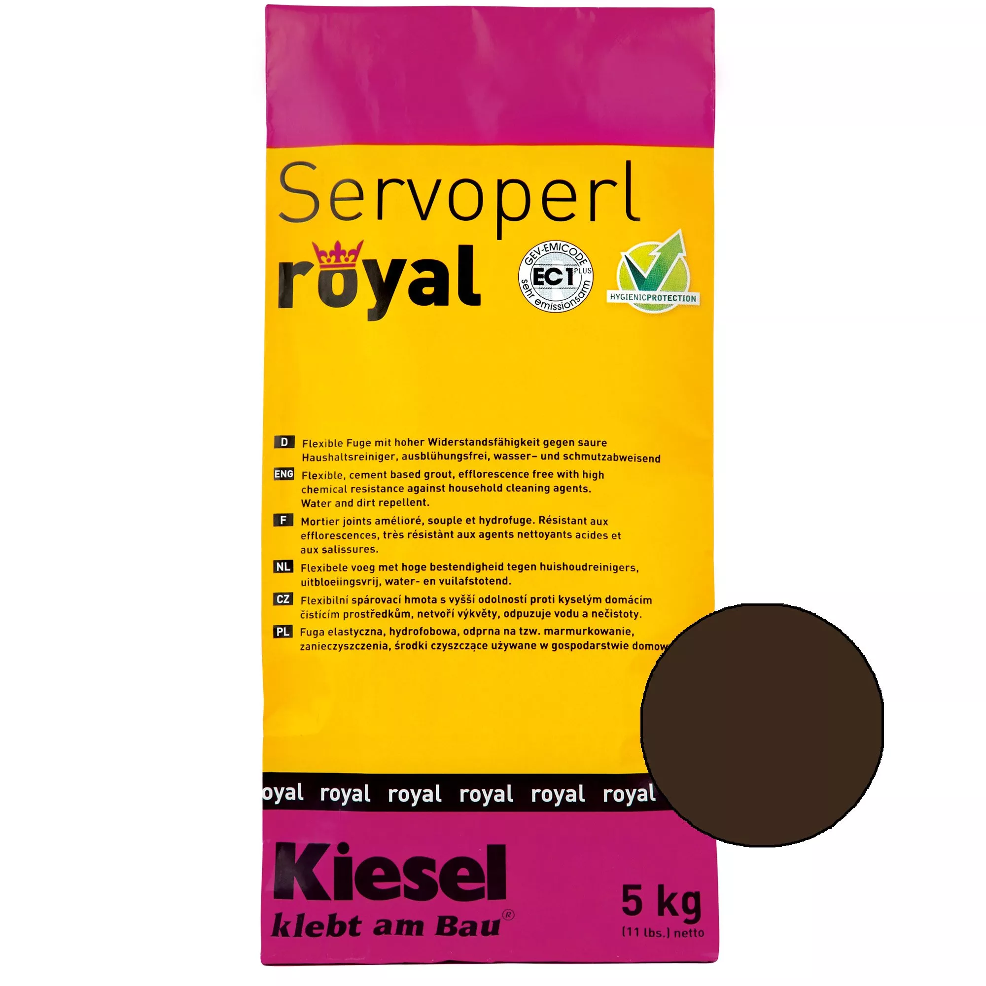  Kiesel Servoperl royal - Fugenmasse-5Kg Kaffee