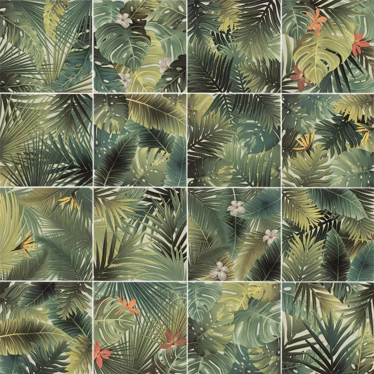 Muster von Bodenfliesen Gran Canaria 18,5x18,5cm