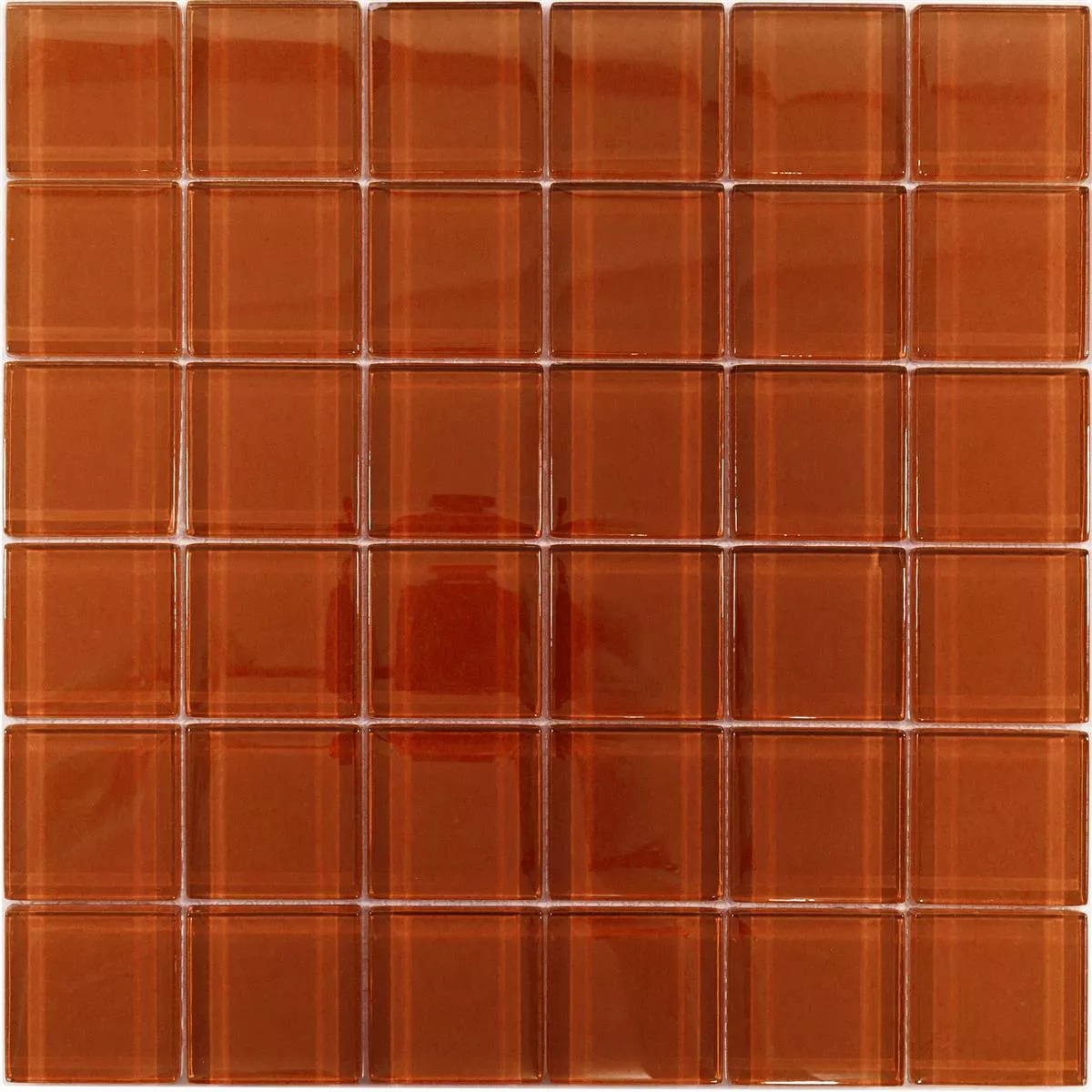 Muster von Glasmosaik Fliesen Melmore Rot
