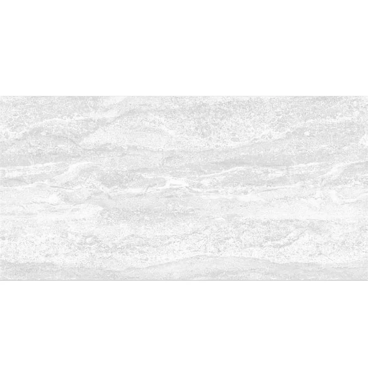 Muster Wandfliese Bellinzona Weiß Strukturiert 30x60cm