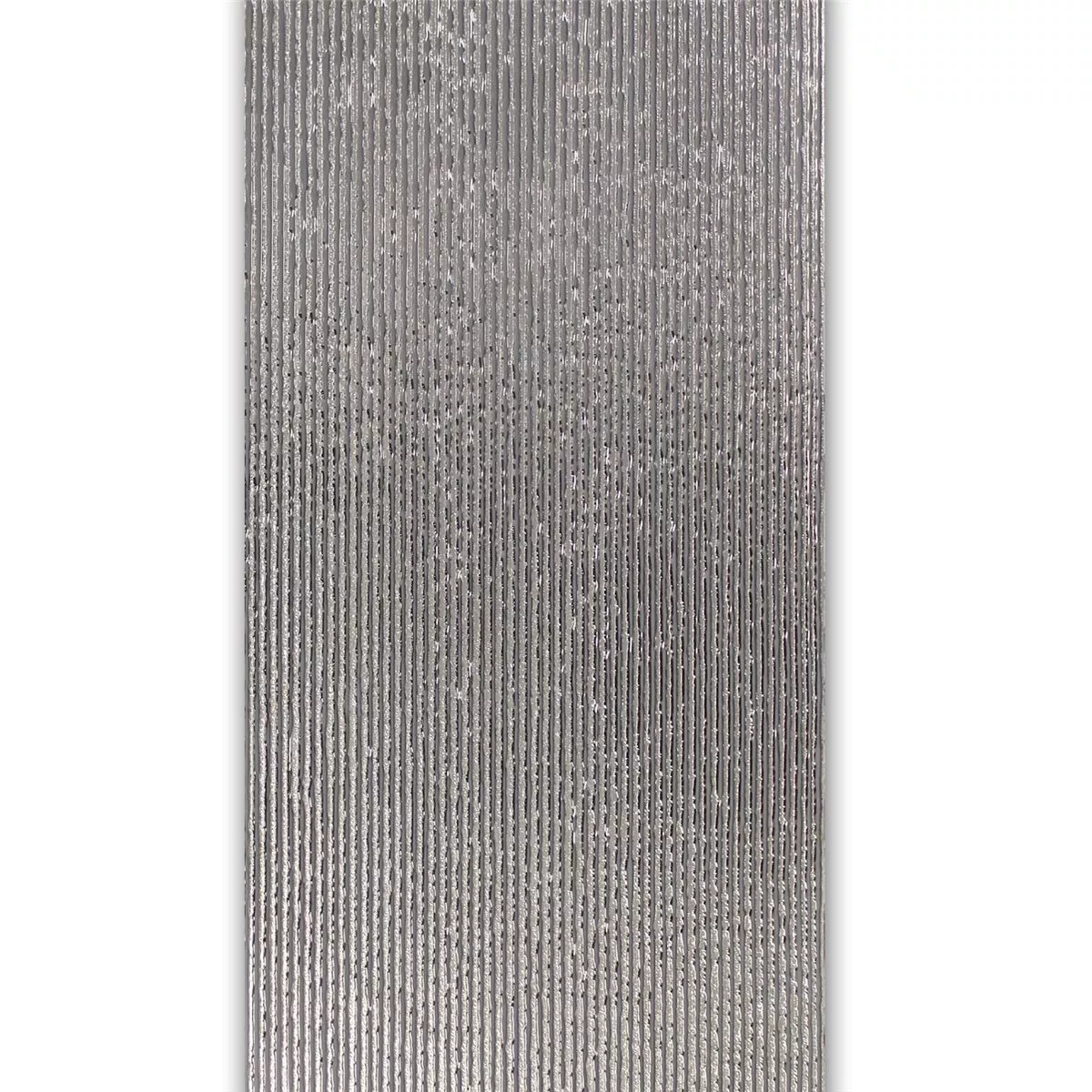 Wand Dekor Fliese Silber 30x60cm