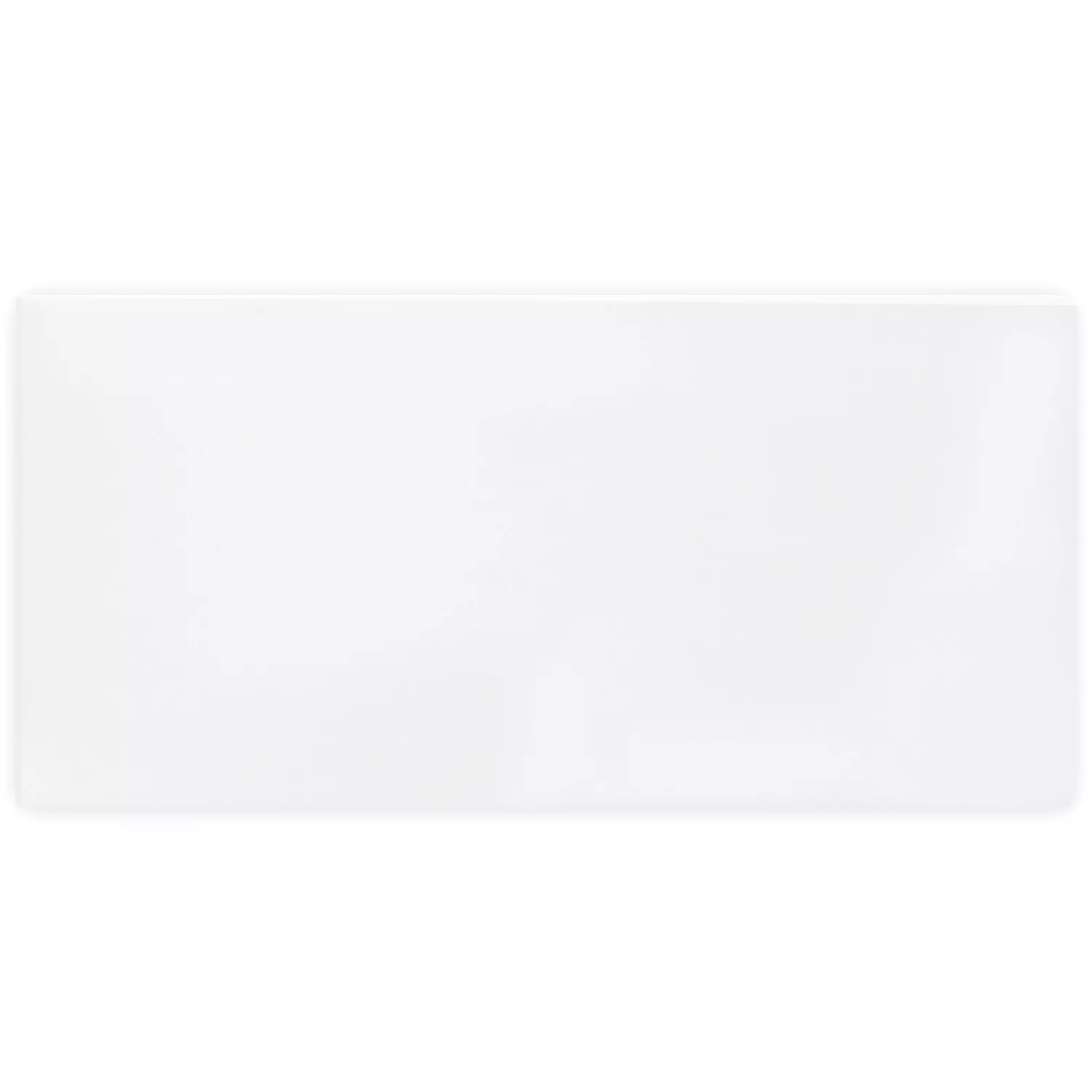 Metro Wandfliesen Weiss Matt 10x30cm