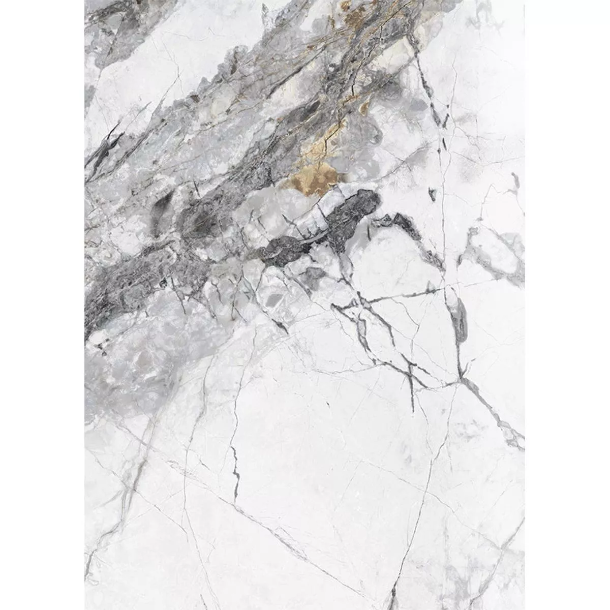 Bodenfliesen Montacino Marmoroptik Weiß Grau Poliert Glänzend 60x120cm