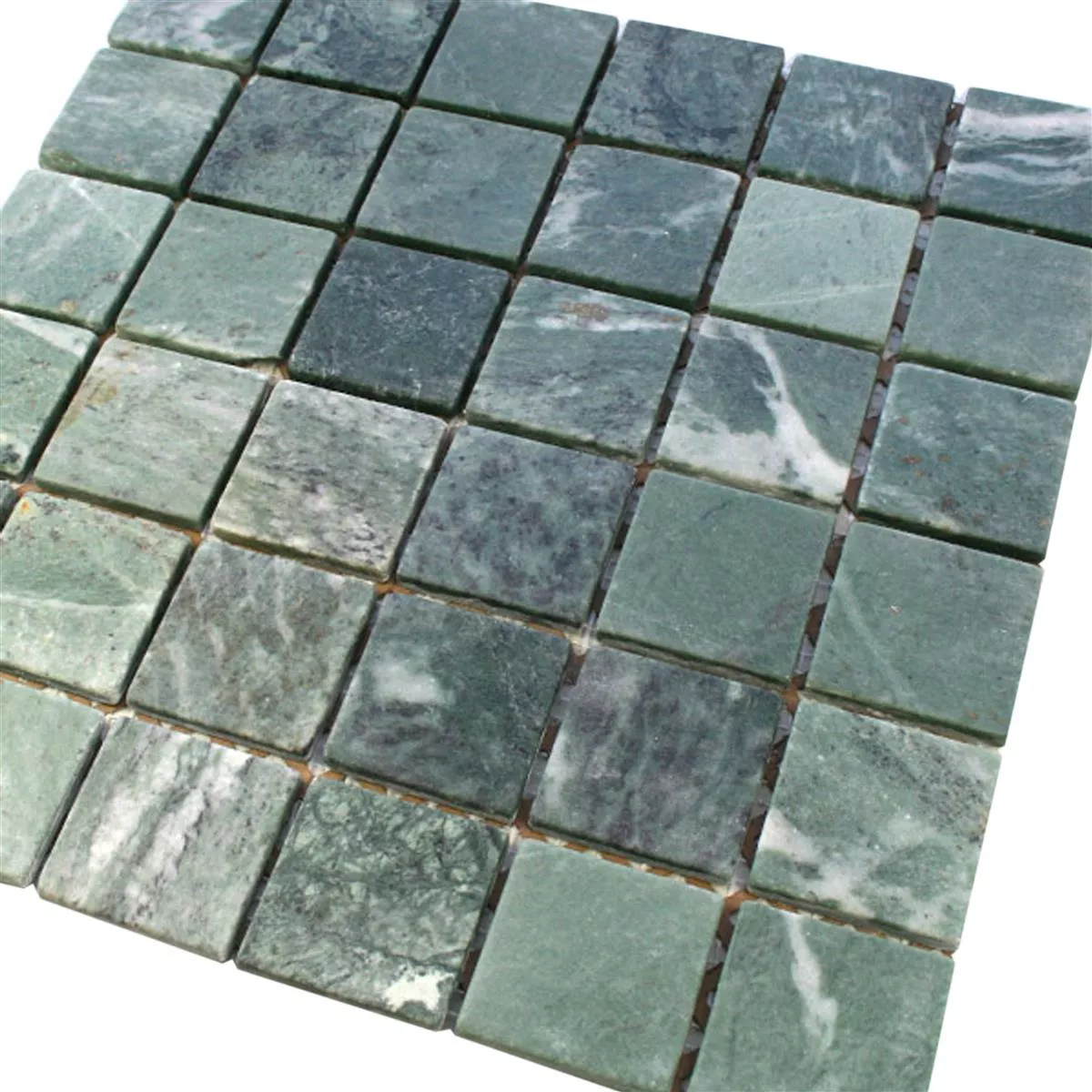 Mosaikfliesen Marmor 48x48x8mm Verde