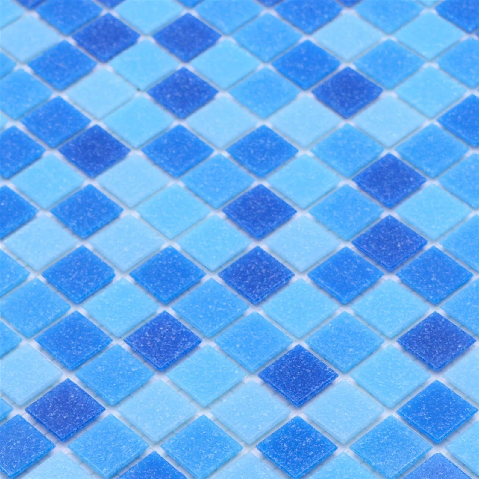 Muster von Schwimmbad Pool Mosaik North Sea Blau Mix