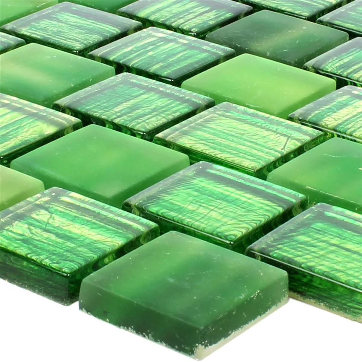 Glasmosaik Fliesen Lanzarote Grün