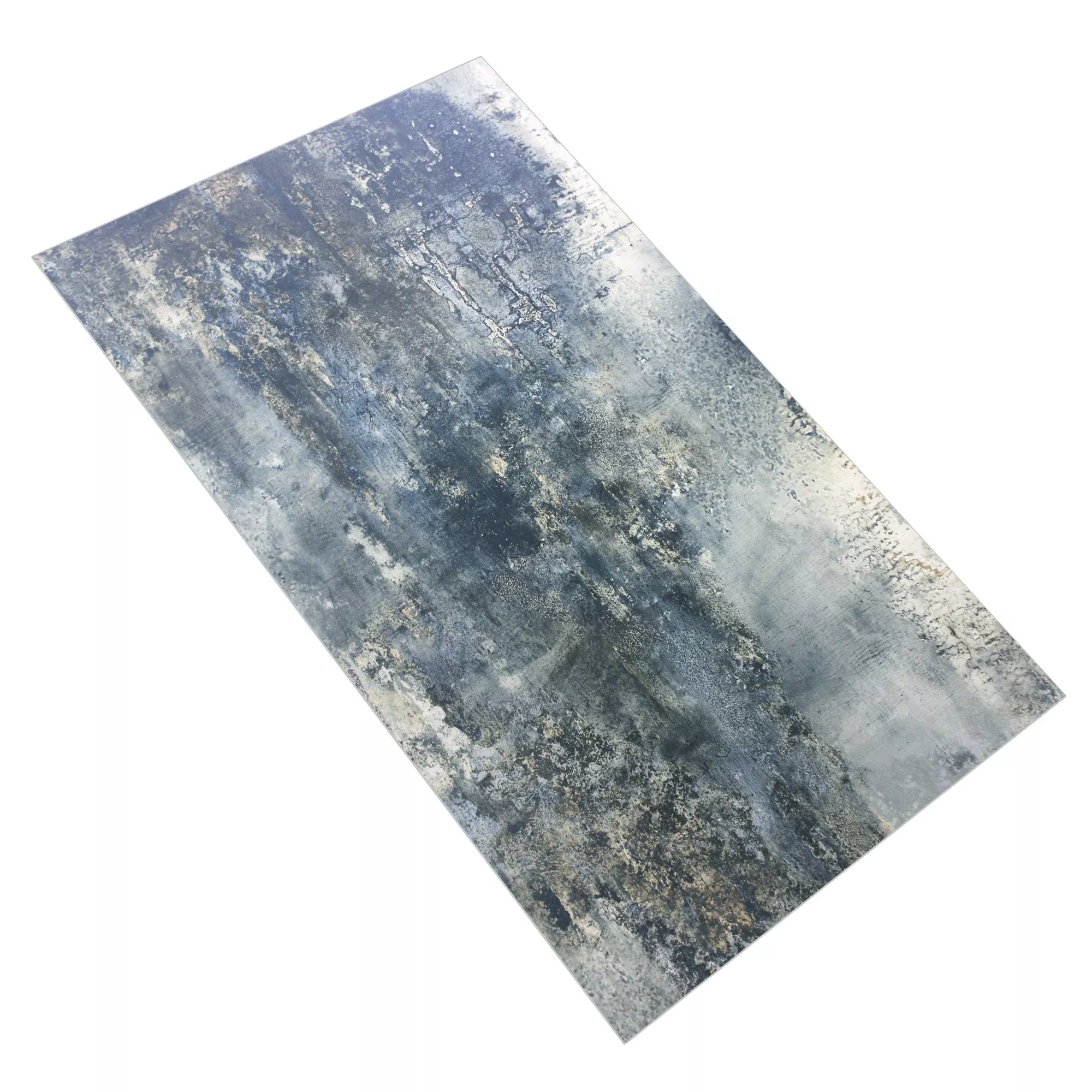 Muster Bodenfliesen Algier Poliert Blau 60x120cm
