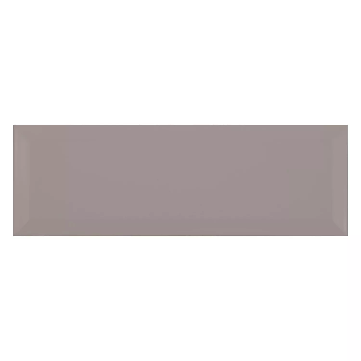 Metrofliese Grau Matt 10x30 cm Facette El Paso Plata