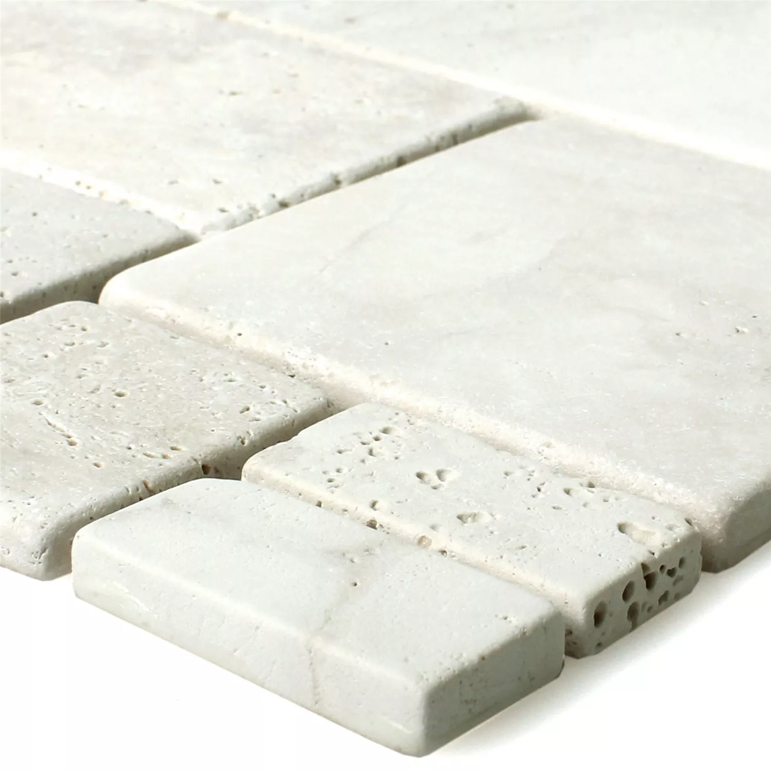Natursteinmosaik Kavala Römischer Verband Ivory Natursteinmosaik Kavala Römischer Verband Ivory